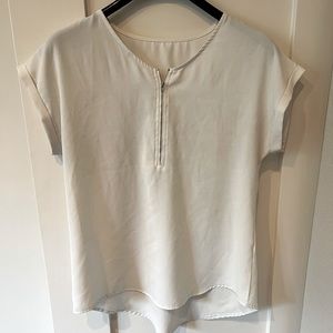 H&M size Large white blouse